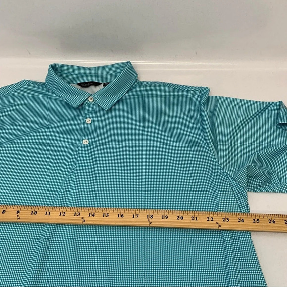 Walter Hagan Polo Shirt Men XXL  Short Sleeve Stretch Print Golf Work - Picture 10 of 11